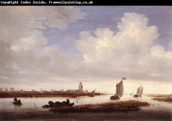Salomon van Ruysdael View of Deventer Seen from the North West